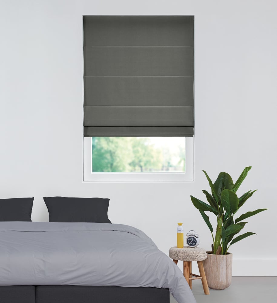 Foldegardin - Shimmer Gloss Anthracite 221504G