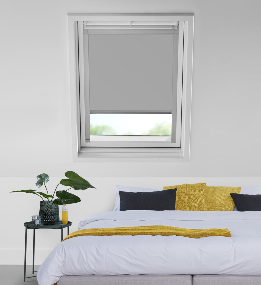Dakraam rolgordijn voor VELUX® - Grijs VE0537