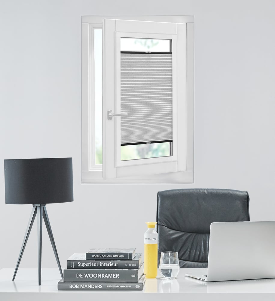 Luxury - Plisségardin - - Carbon One Tone 7050