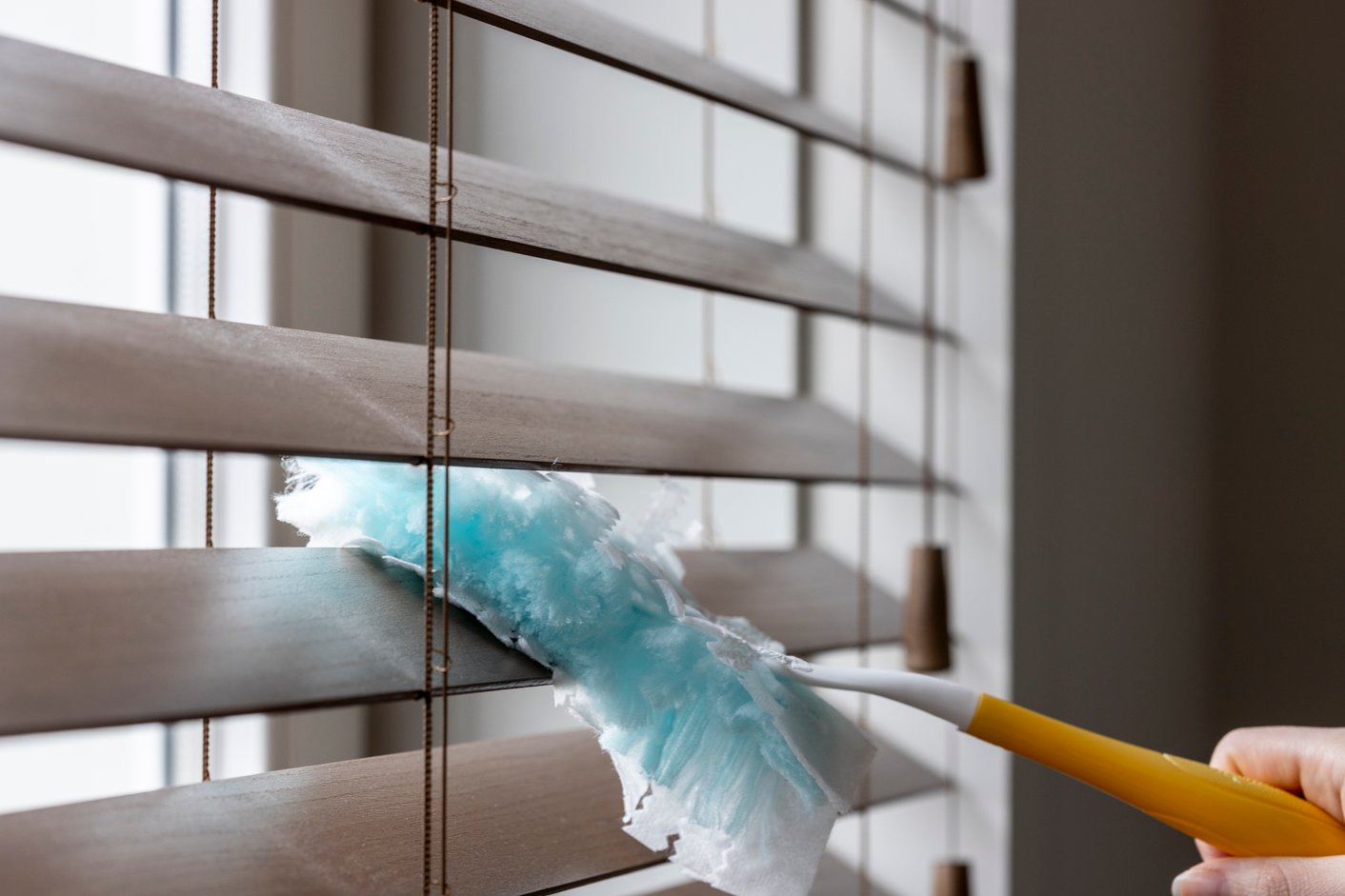 Schoonmaken houten jaloezieën