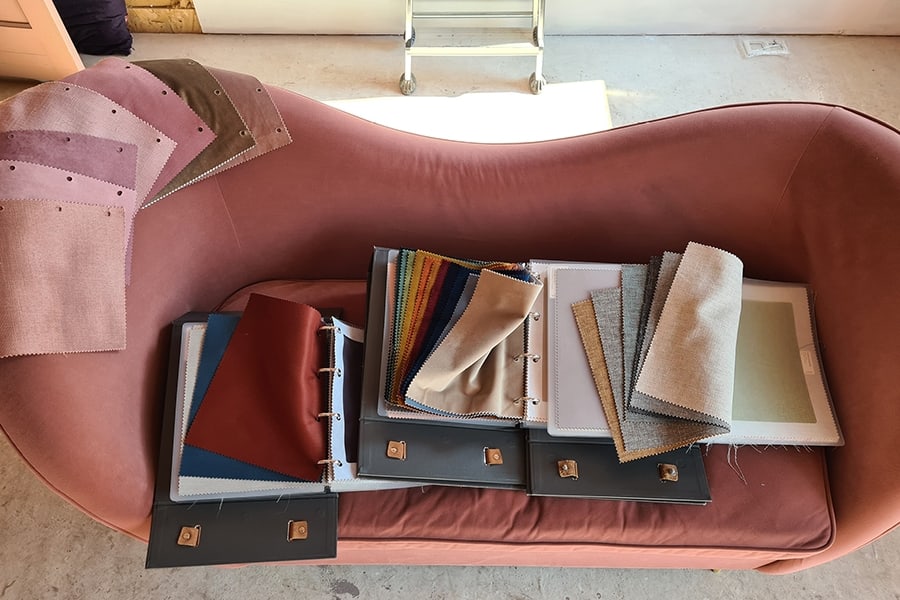 Kleurstalen geselecteerd door Mindy Schroor
