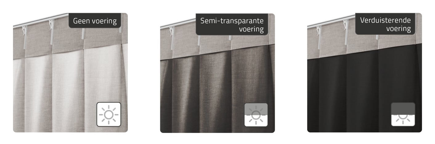Gordijnen voeren