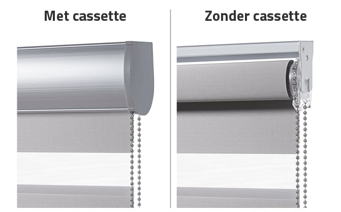 Specifications–Duo roller blinds–Cassette–1NL