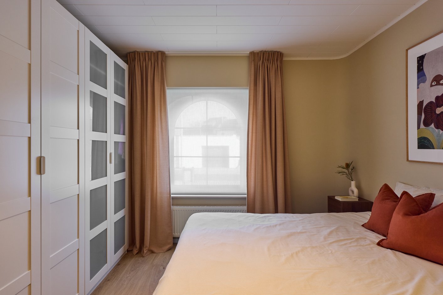 Gordijnen in slaapkamer