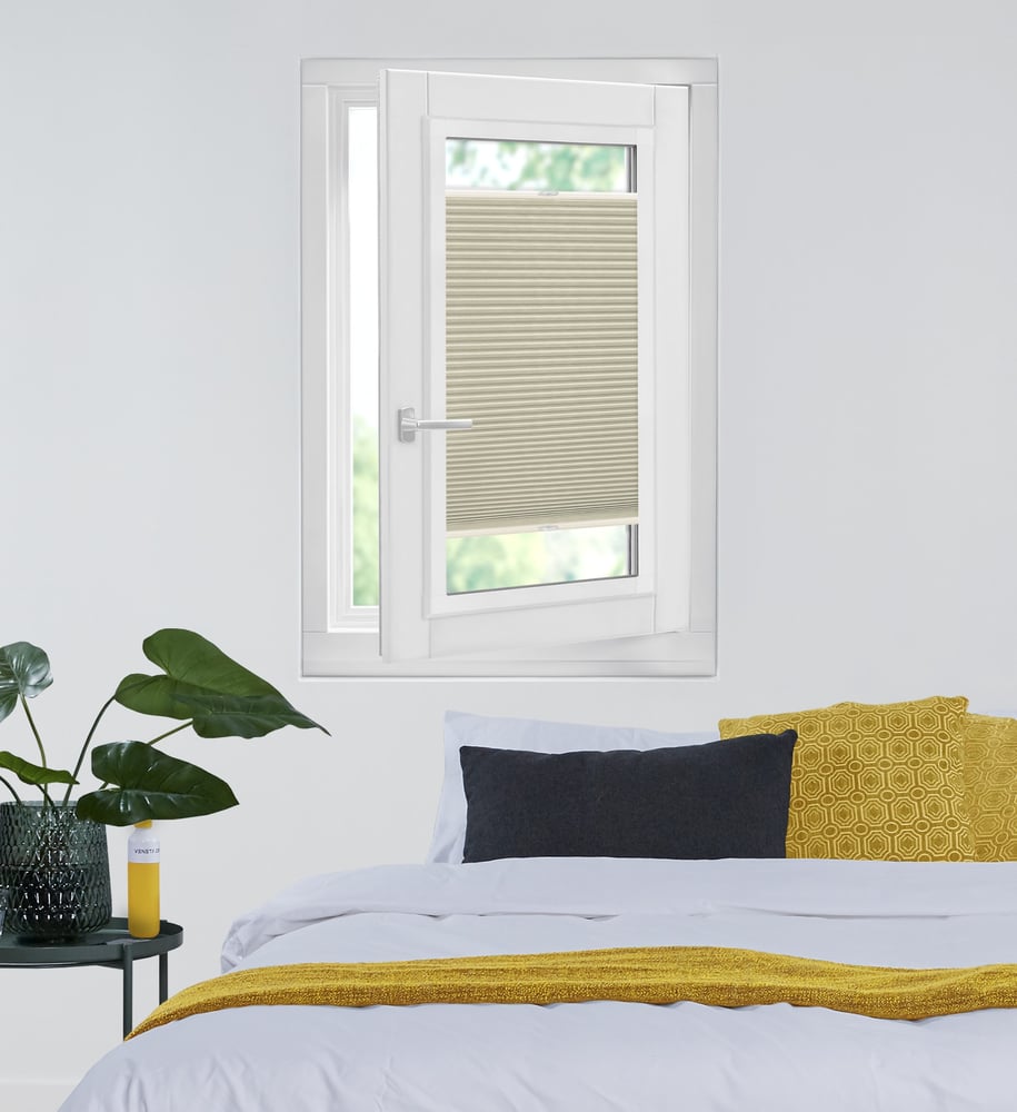 Luxury - Plisségardin - - Sand One Tone 7166