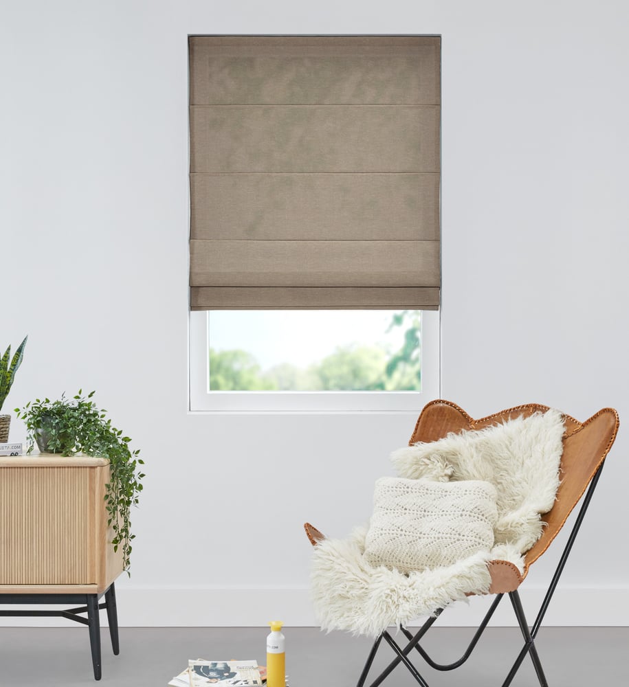 Foldegardin - Linn Beige VLING04