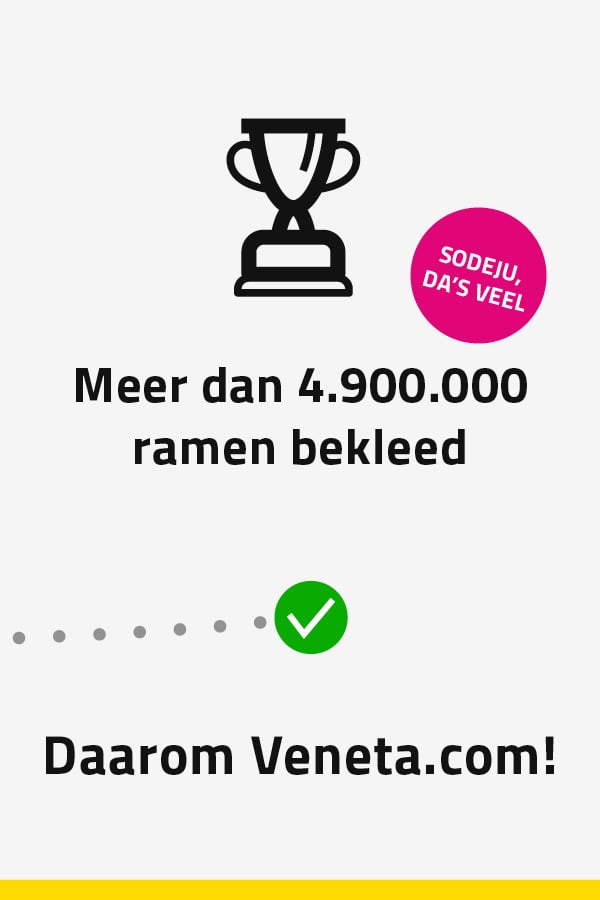 Meer dan 4.900.000 ramen bekleed