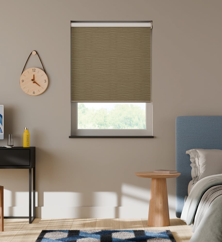 Emotions - Rullegardin - Flax Brown F0824