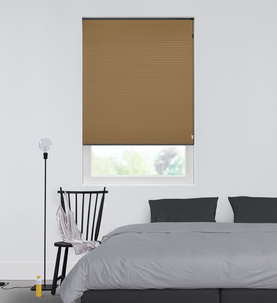Luxury - Plisségardin - Cinnamon One Tone 7082