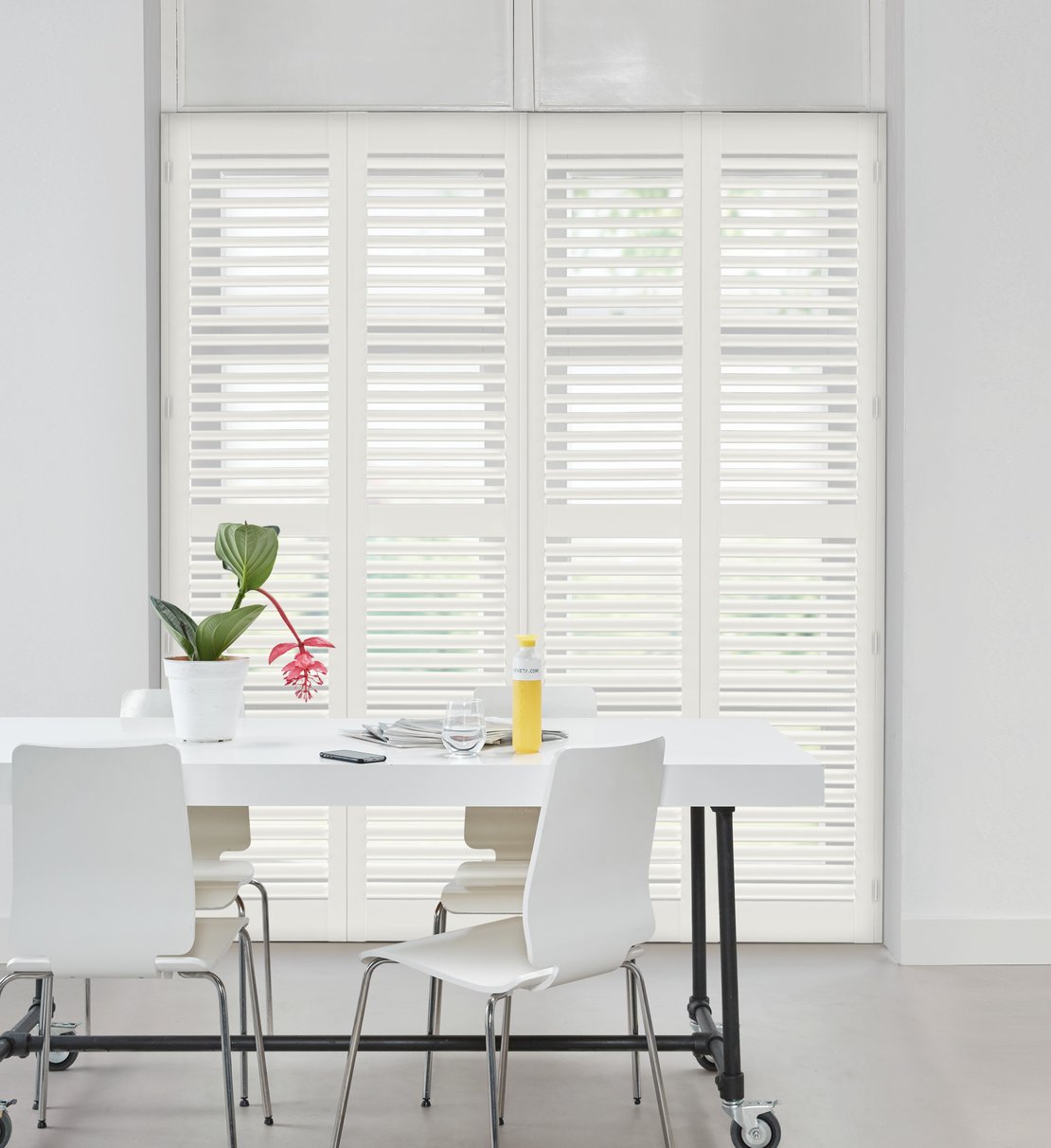 Shutters Normandy Wood Op Maat - Silk White - Veneta.com
