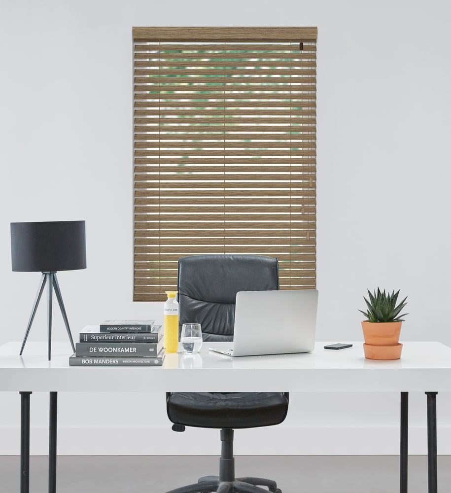 Houten Jaloezie Premium Natural Op Maat - Dark Oak ND1107 - Veneta.com