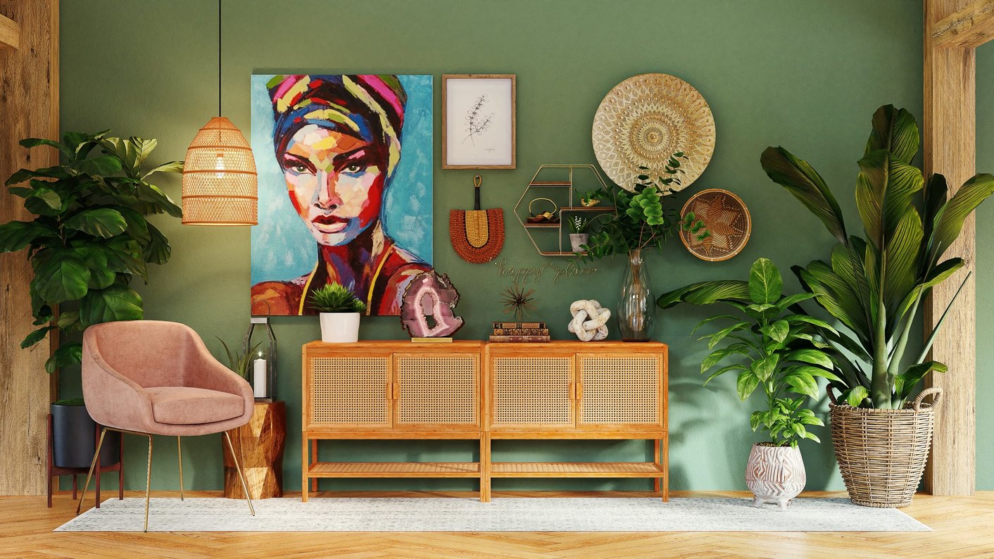 Botanisch interieur