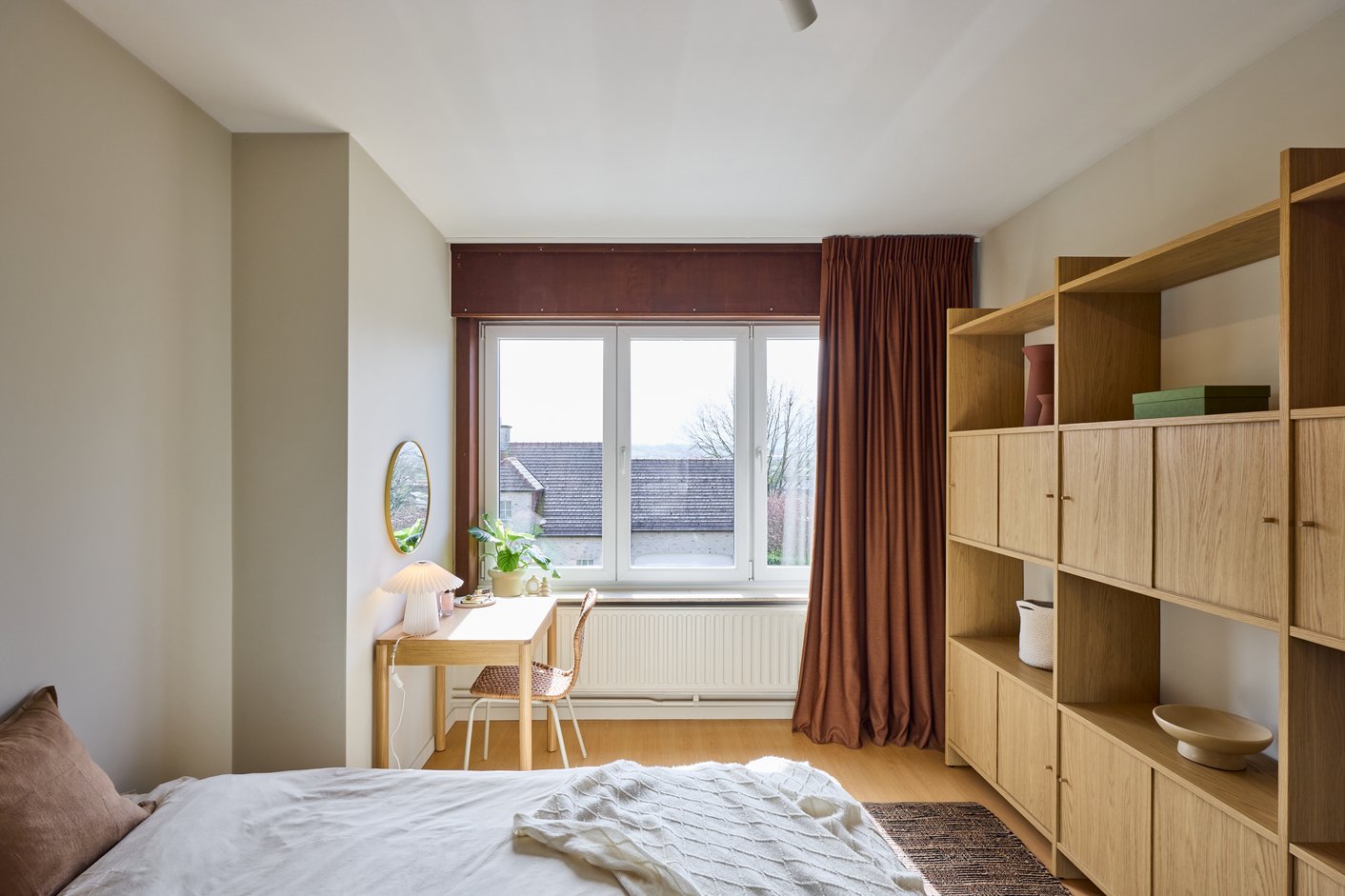 Gordijnen in slaapkamer
