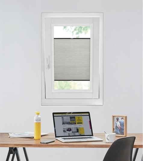 Thermo Plisségordijn 85 x 170 cm privacybescherming, met
