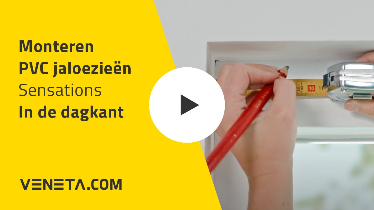Monteren PVC jaloezieën sensations in de dag