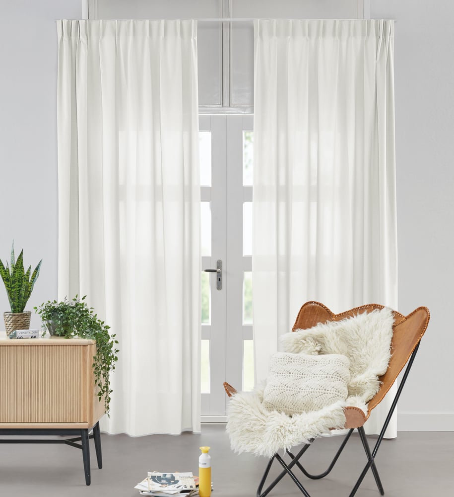 Lysdæmpende gardin - Mineral Elfenben 215186