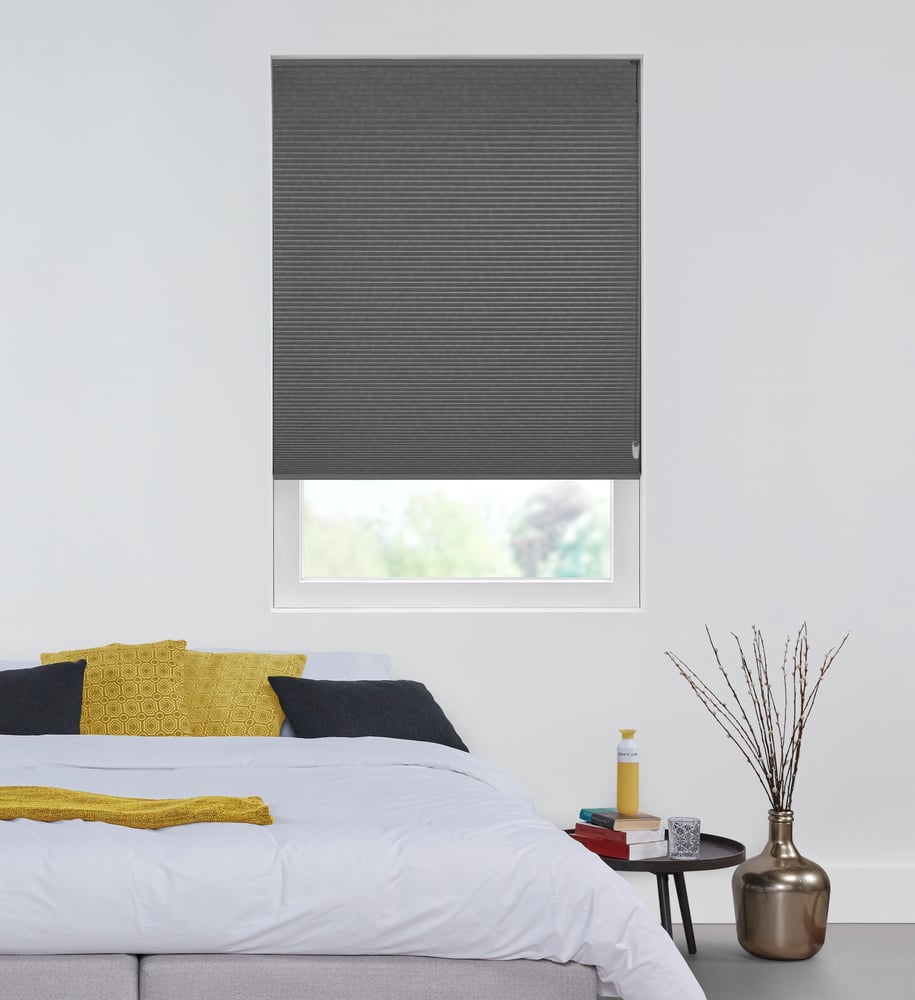 Luxury - Plisségardin - Anthracite One Tone 7172