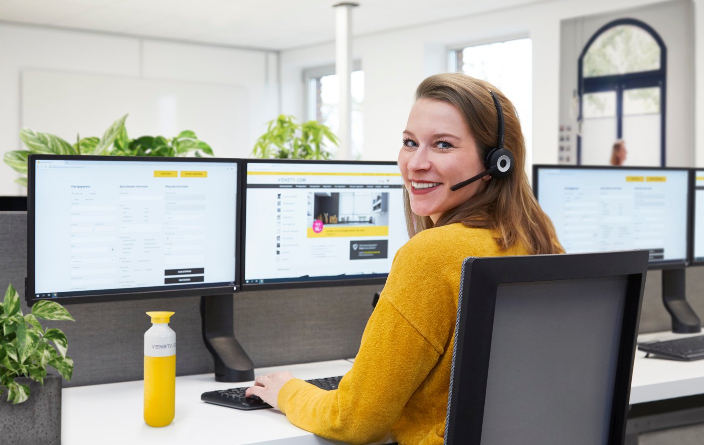 Onze klantenservice helpt je