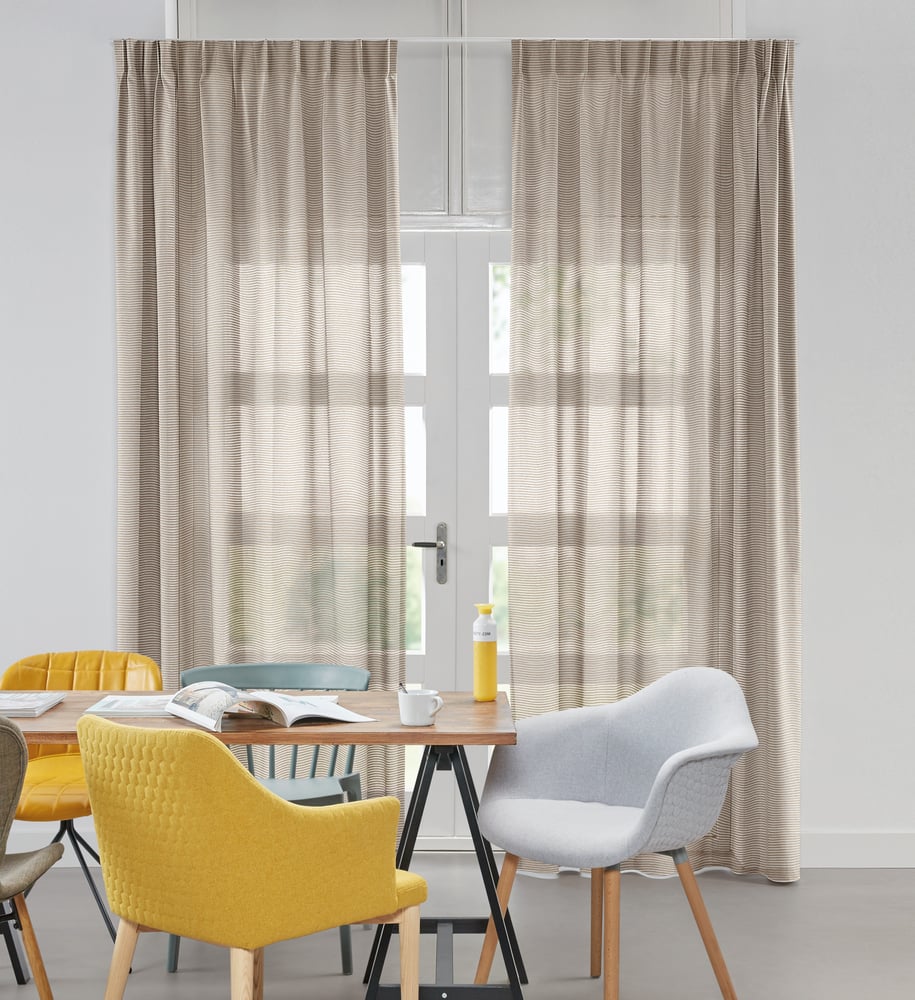 Transparent gardin - Nordic Blossom 222465