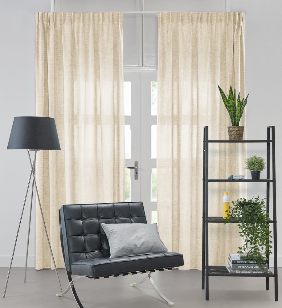 Semitransparent gardin - Paige Natural VPAIG01