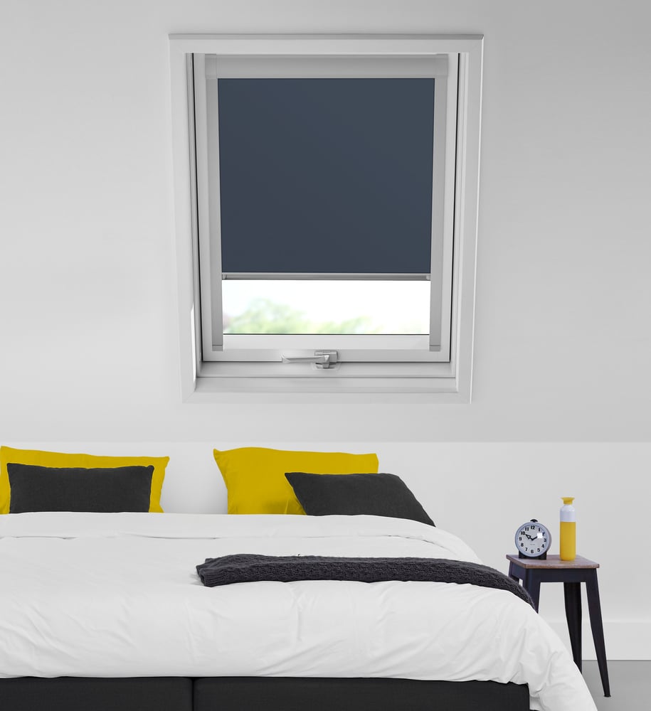 Tagvindue rullegardin til RoofLITE® - Havblå VE5088
