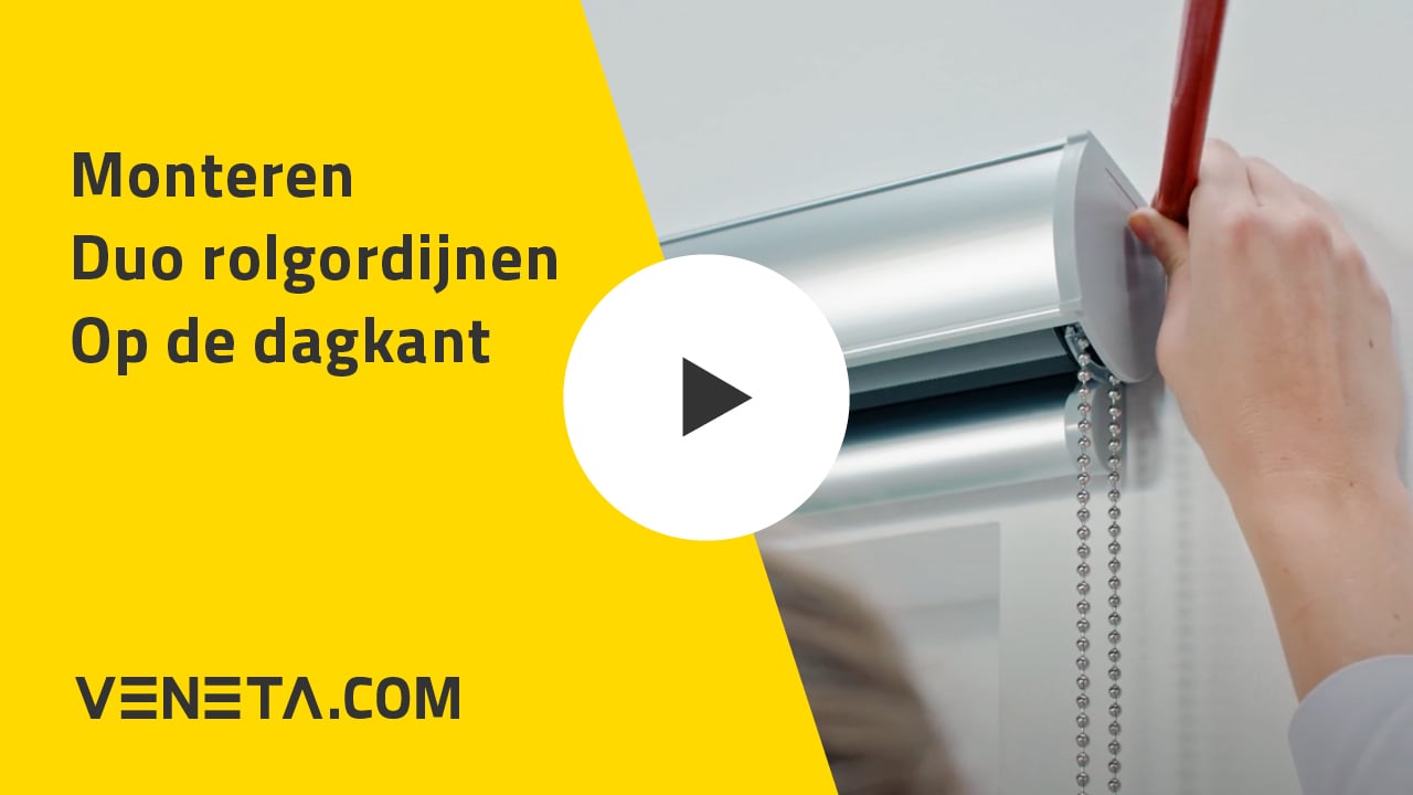 Montagehandleiding duo rolgordijnen op de dag