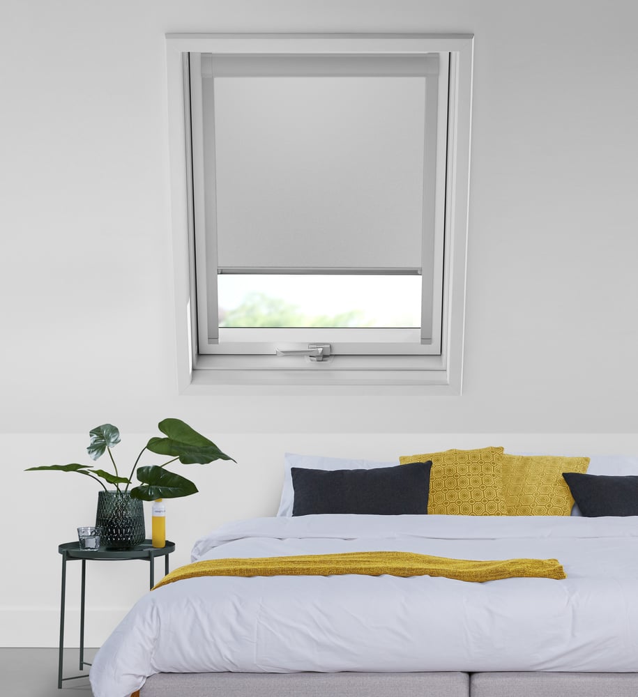 Tagvindue rullegardin til RoofLITE® - Perle Hvid VE10700