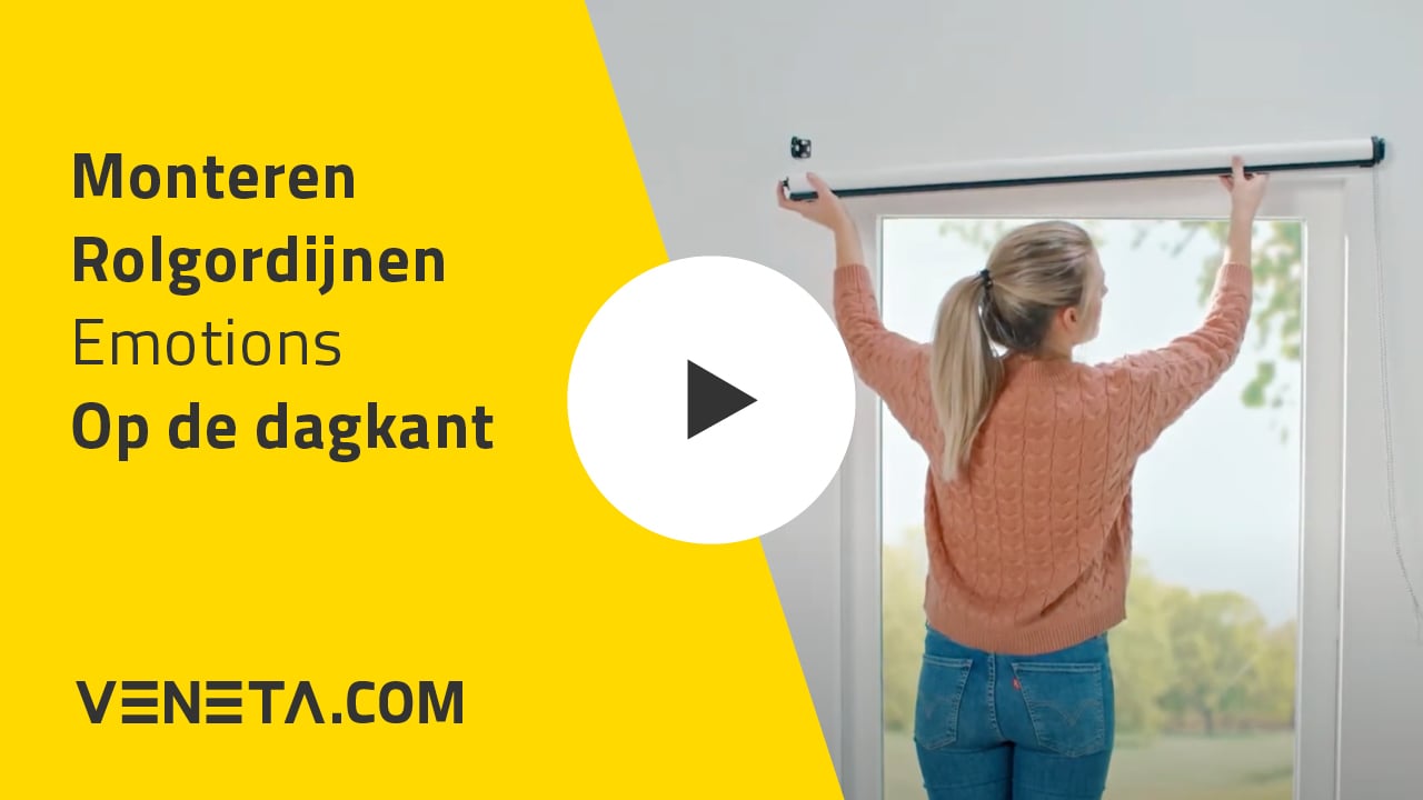 Montagehandleiding rolgordijnen emotions op de dag