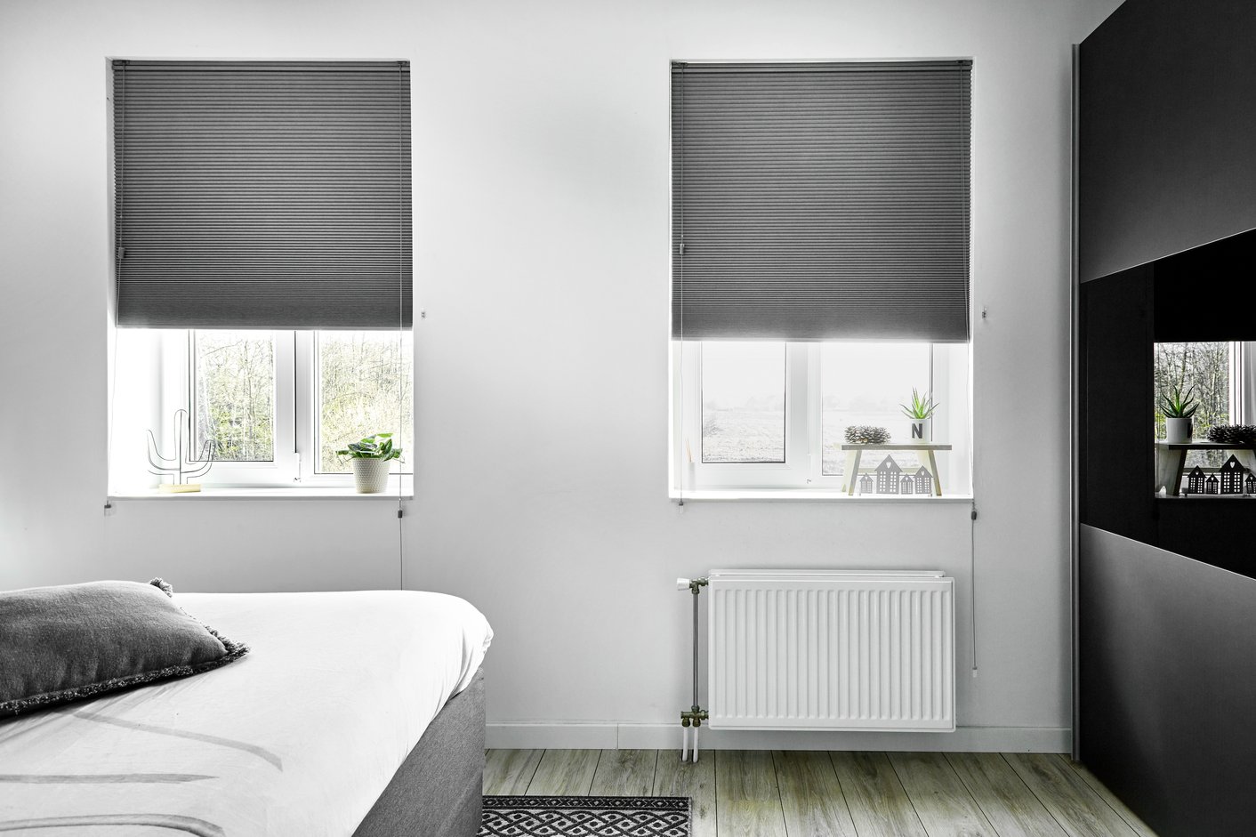 Plisségordijnen Steel Gray