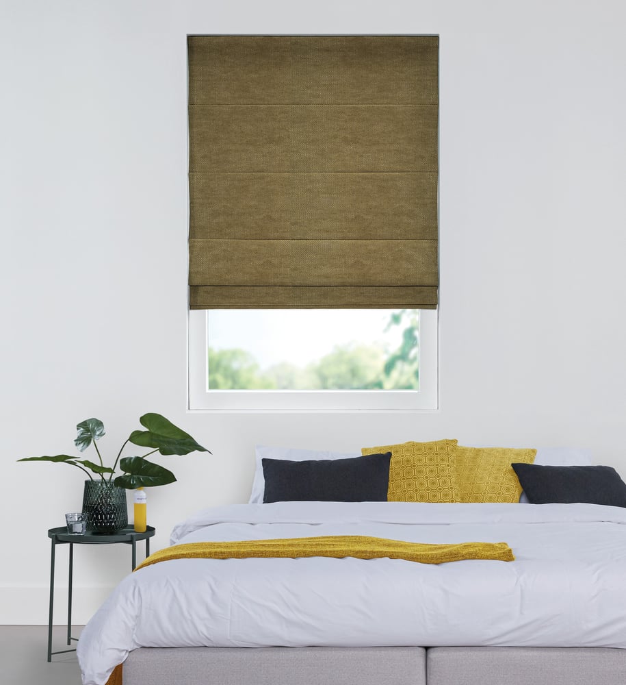Foldegardin - Melody Mustard 222411