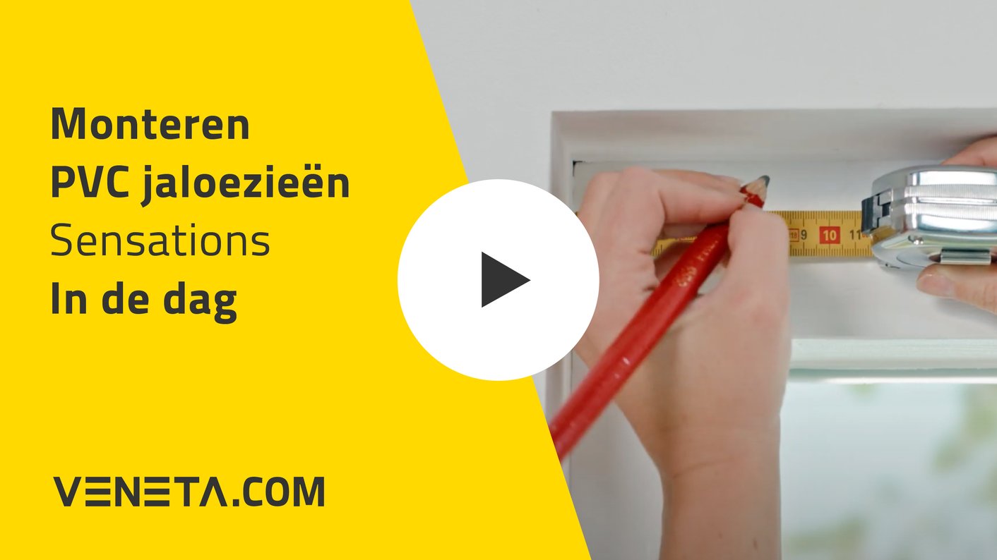 Monteren PVC jaloezieën sensations in de dag