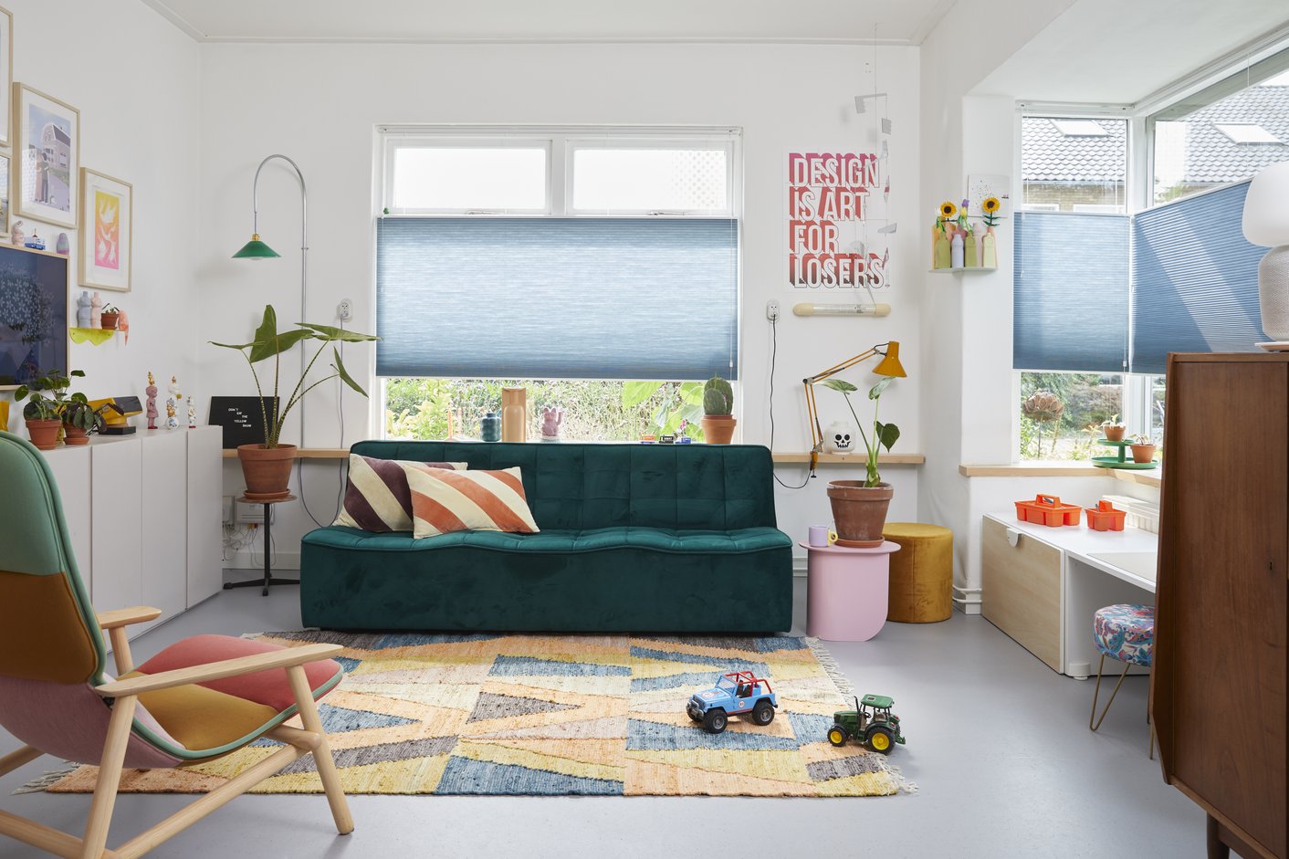 Eclectisch interieur