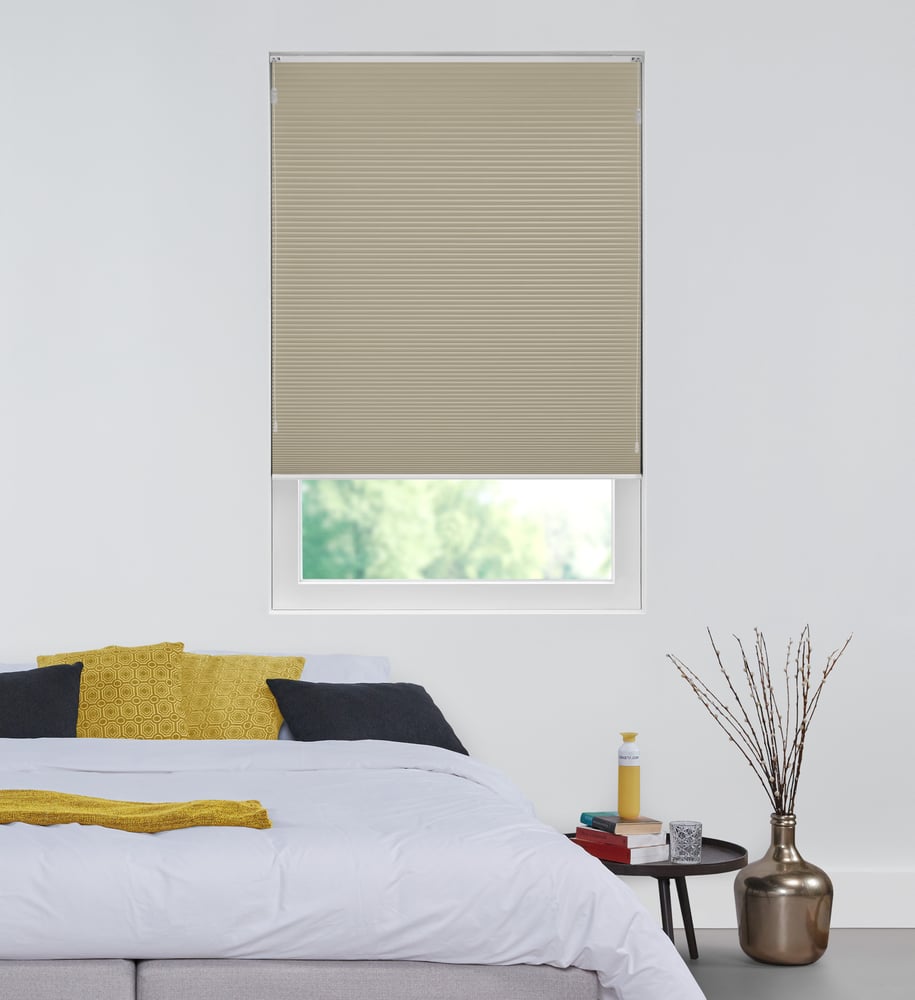 Basic - Plisségardin - Grey B6312