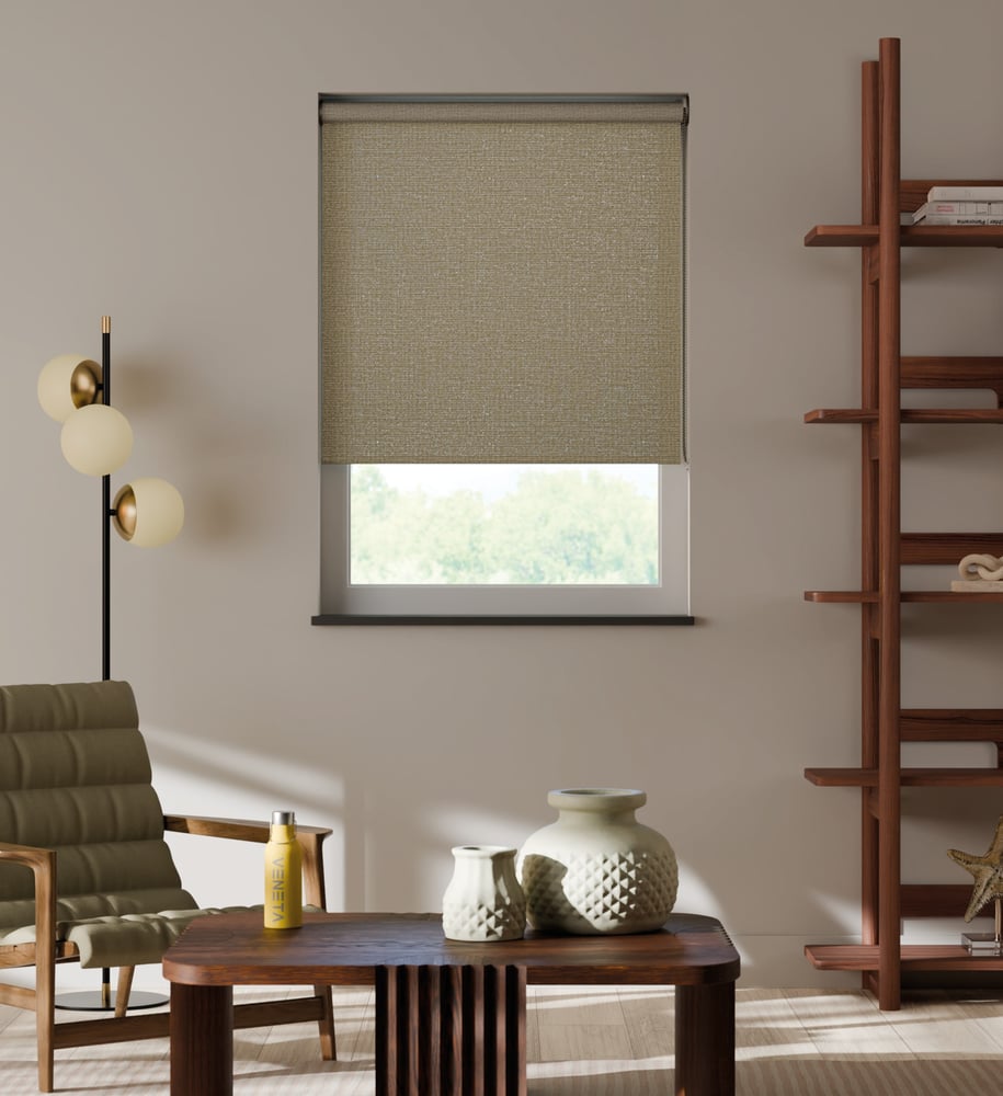 Premium - Rullegardin - Goldish Grey P6000