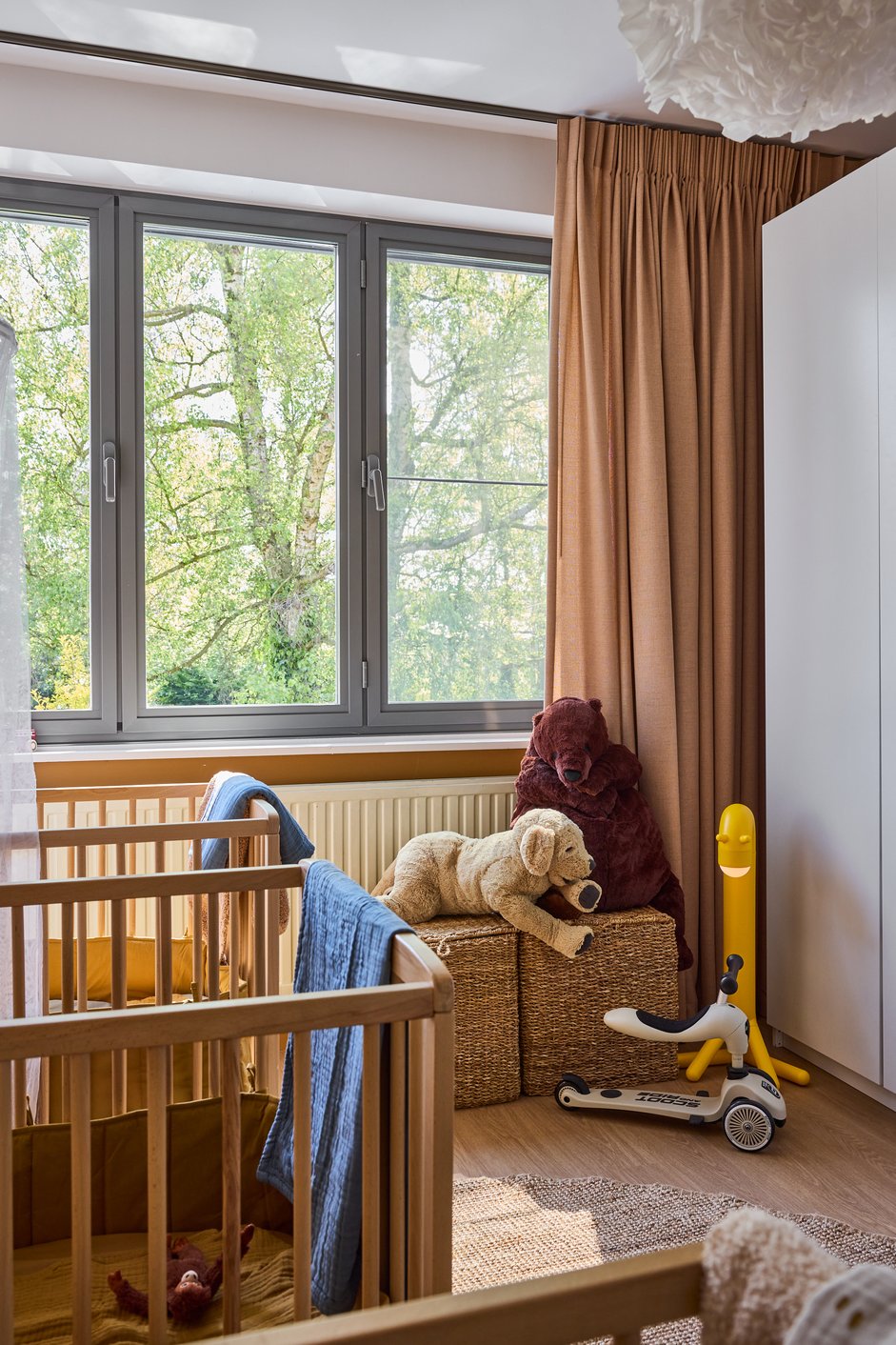 Gordijnen in babykamer