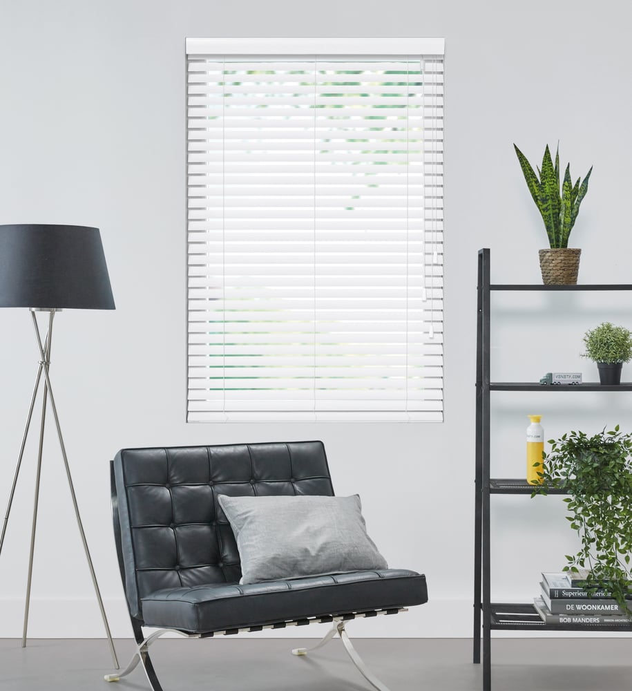 Harmony - Houten jaloezie - Puur Wit ND001