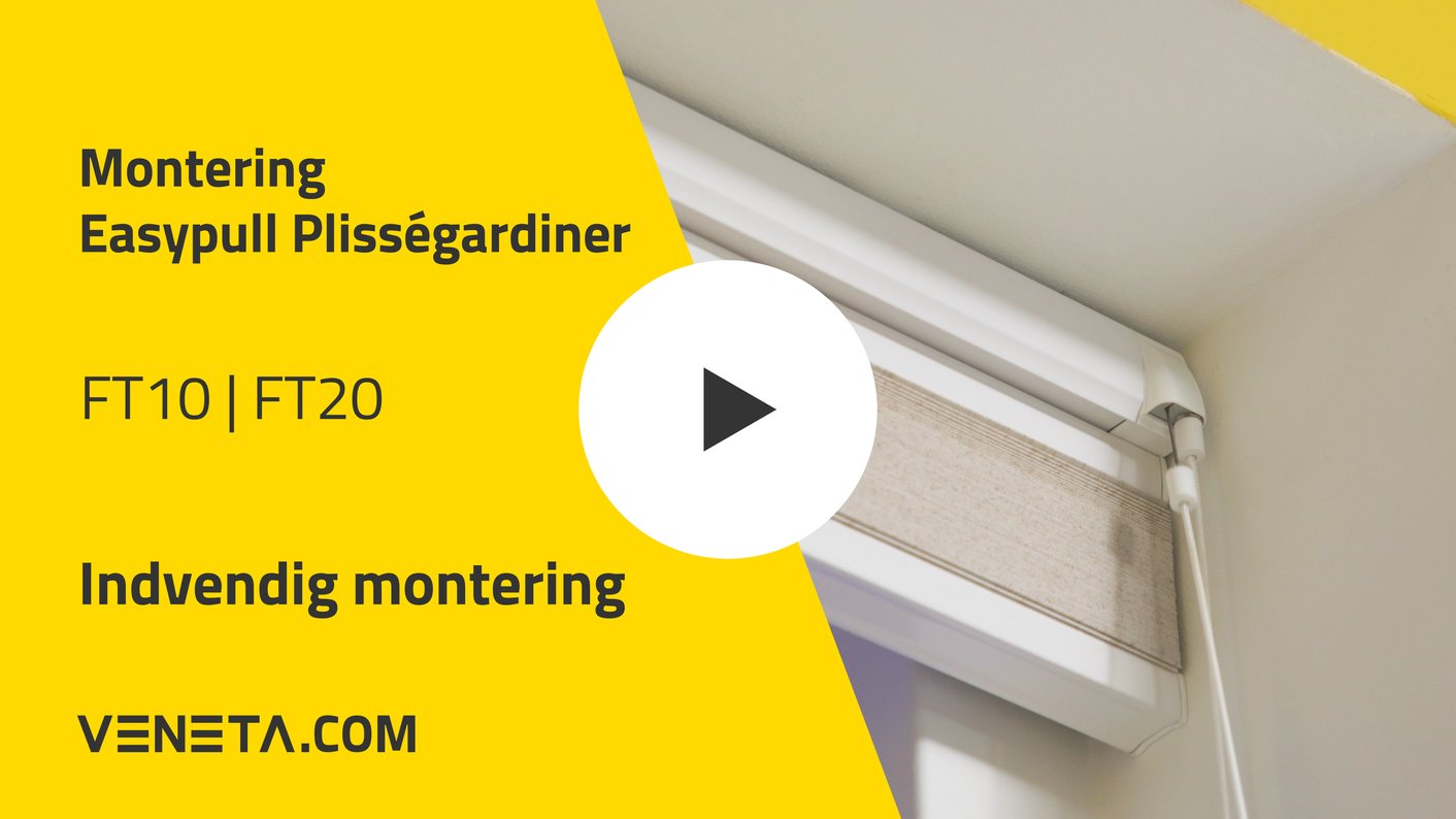 Montere Luxury Easypull plisségardiner FT10/FT20 i lysningen