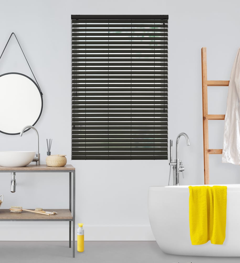 Sensations Deco - Houtlook jaloezie - Donker Walnoot 6923D