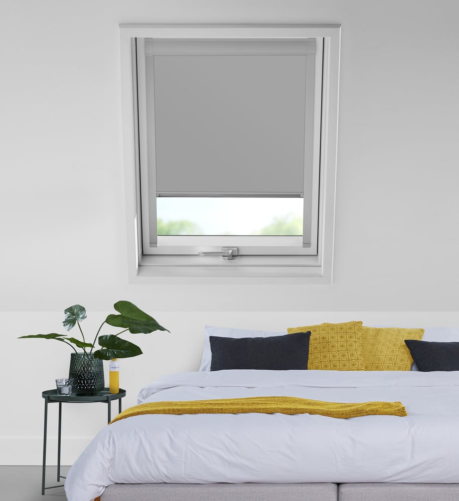 Tagvindue rullegardin til RoofLITE® - Grå VE0537
