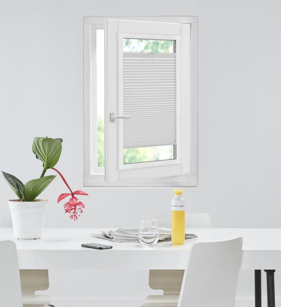 Luxury - Plisségardin - - Dove Grey One Tone 7087