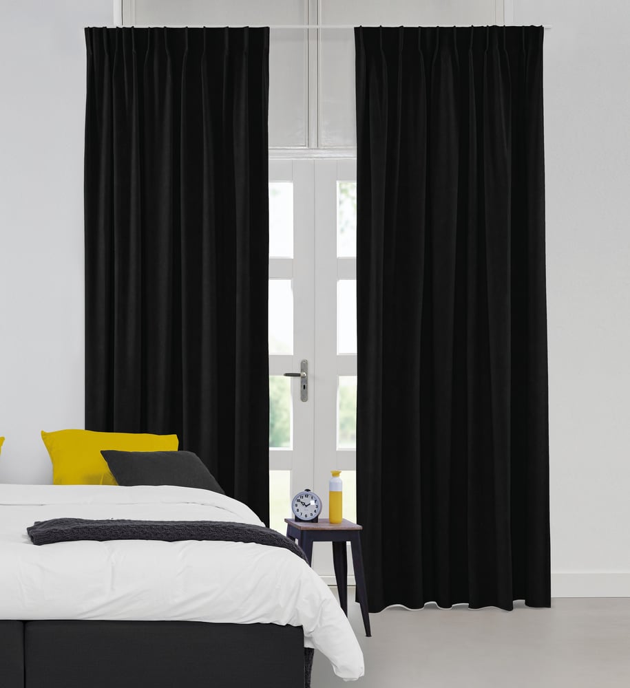 Lysdæmpende gardin - Costa Sort 216254