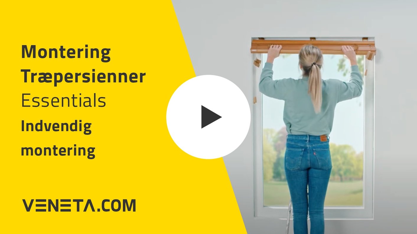 Monteringsvejledning til Essentials med indvendig montering