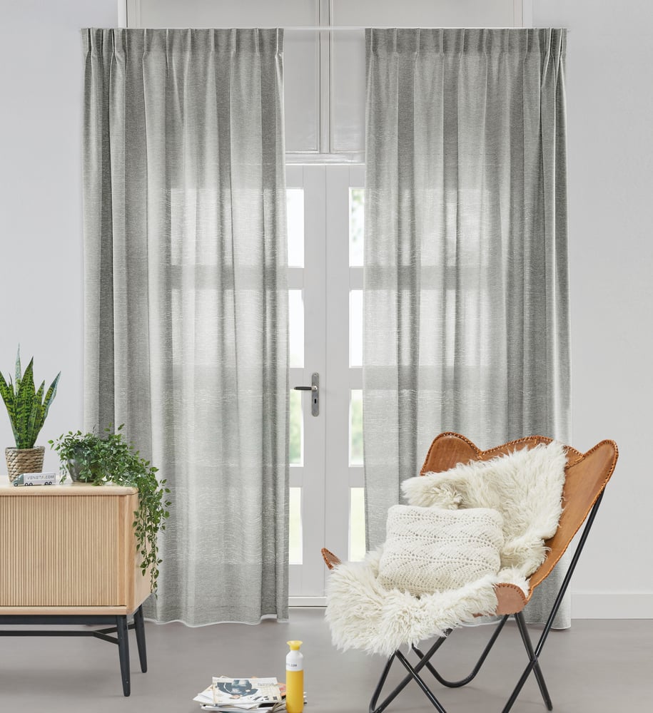 Transparent gardin - Chai Grey VCHAG01