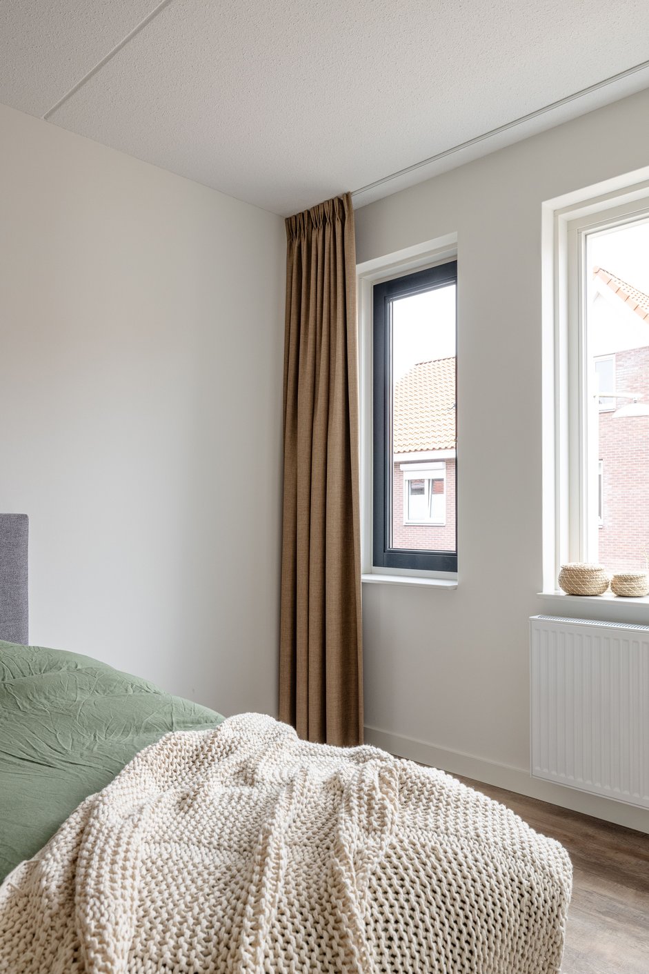 Verduisterend gordijn in slaapkamer