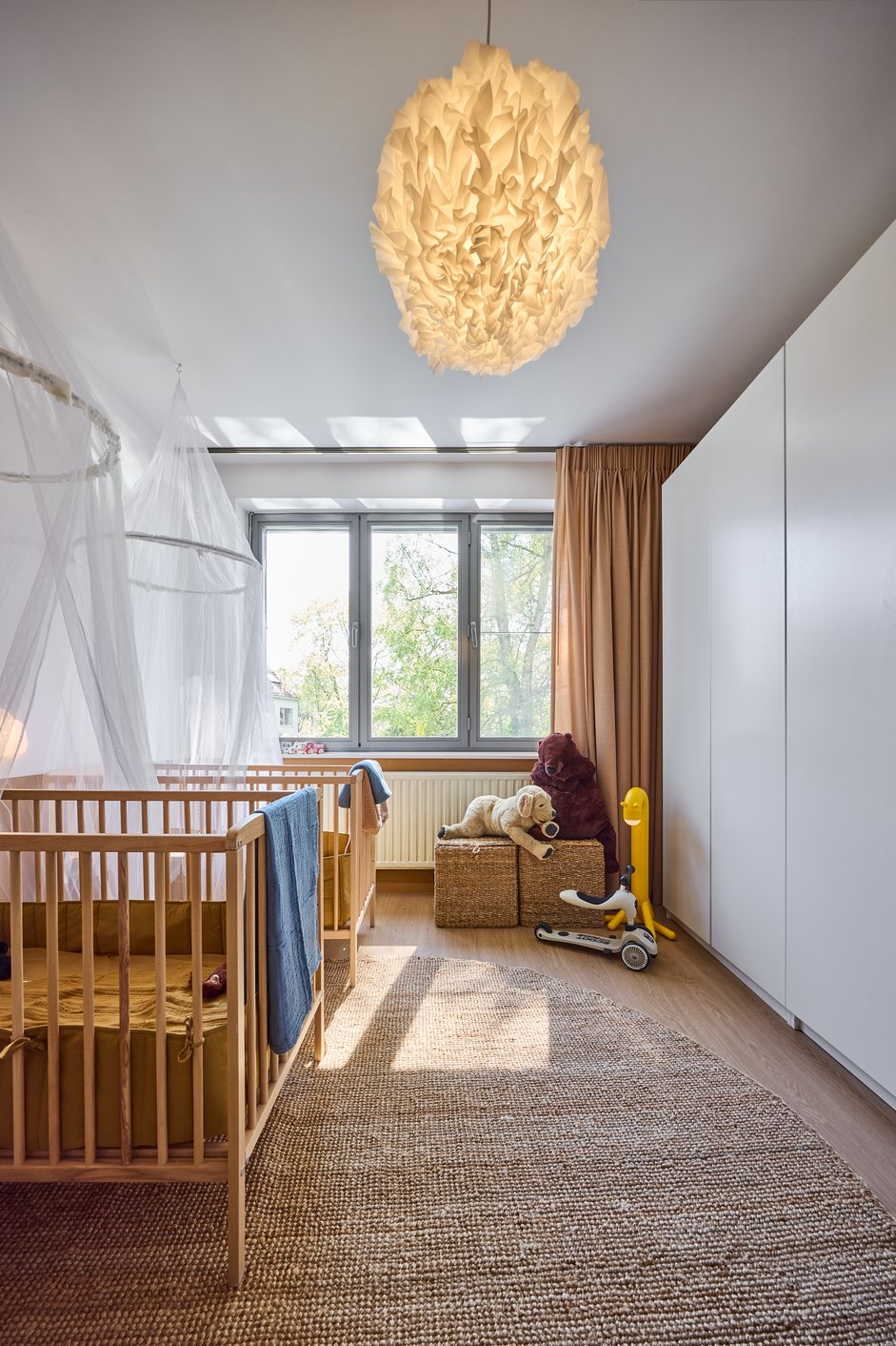 Gordijnen in babykamer