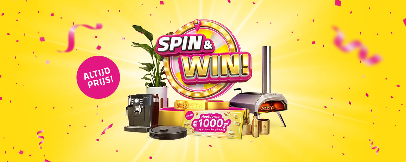 Spin en win actie