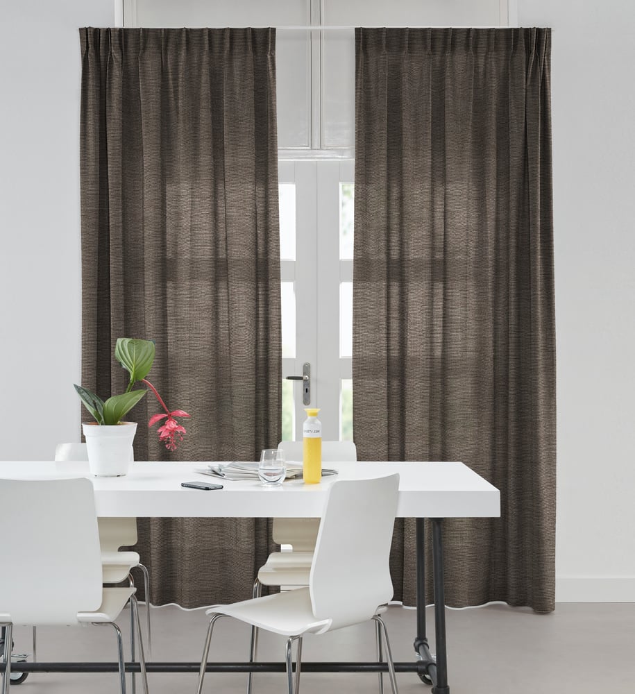 Transparent gardin - Cleo Anthracite 220345