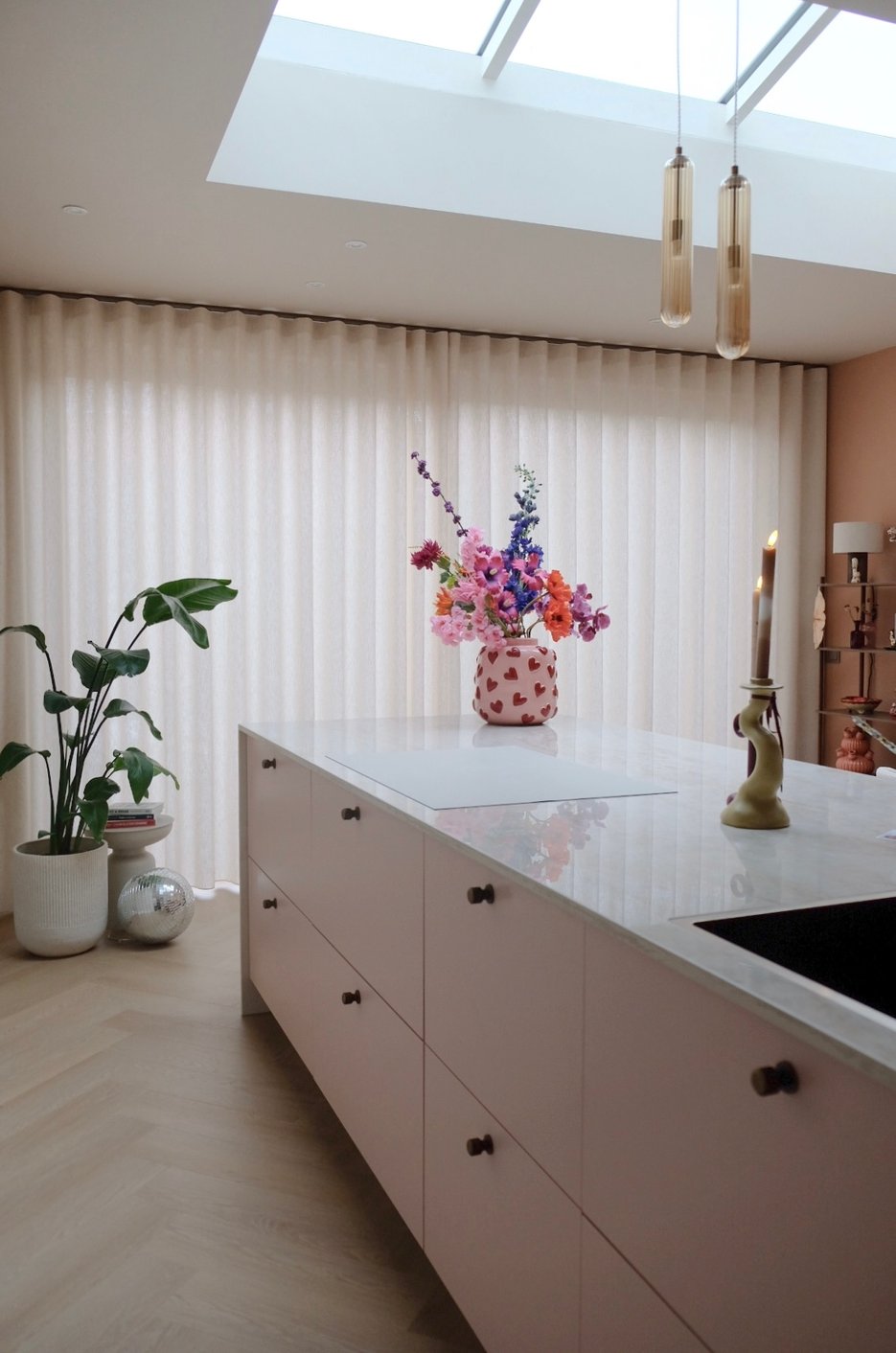 Gordijnen in de keuken