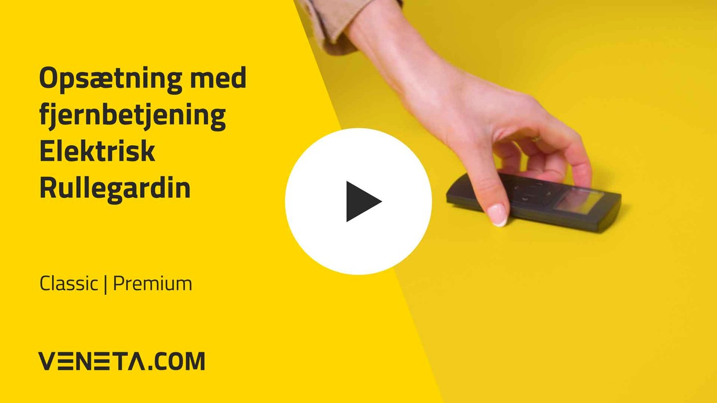 Indstilling af fjernbetjening