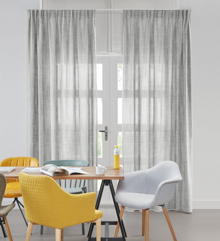 Transparent gardin - Core Grå VCORG06